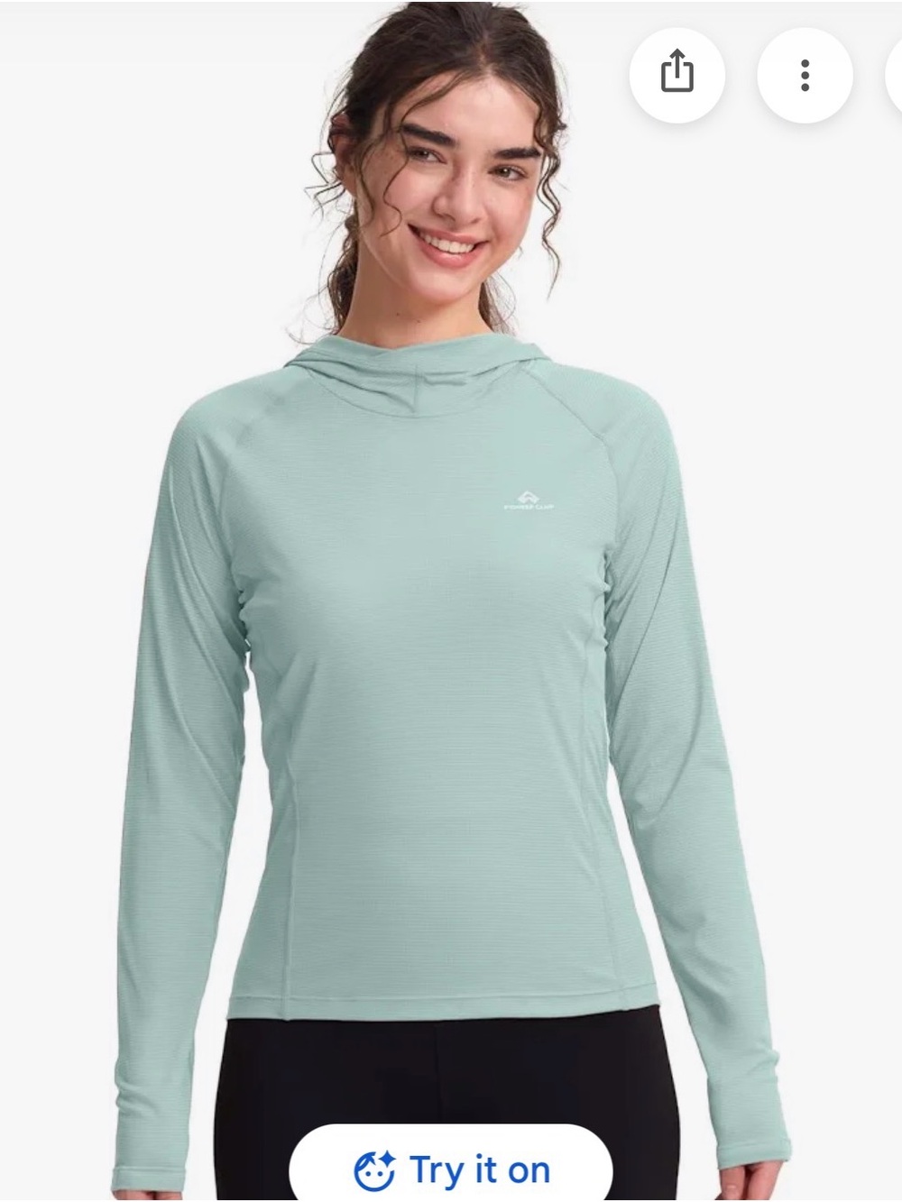 Pioneer Camp Women's Ultralight Hooded Sun Protection Top Large New